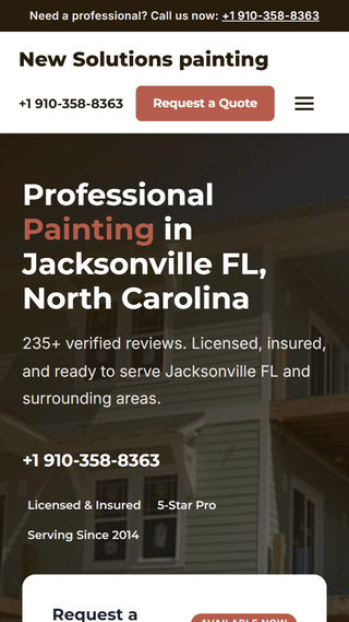 Scrolling preview for New Solutions painting