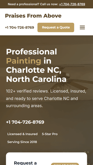 Scrolling preview for Praises From Above